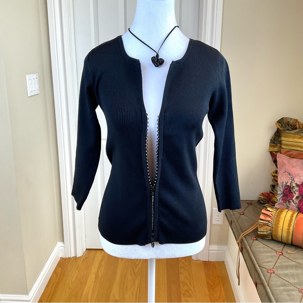 Cache Black Women's Cardigan Sweater